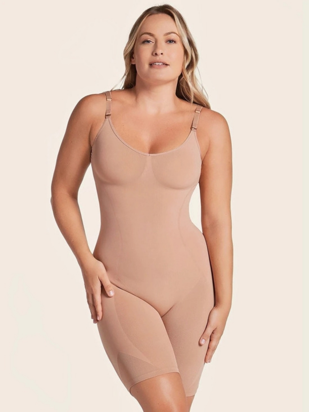 LEONISA | Smart Shape Total Full Coverage Seamless Shaping Bodysuit